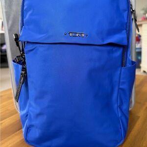 Tumi Blue Backpack Durable Modern Design